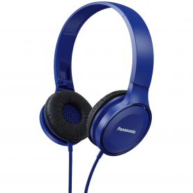 Casti Audio On the ear Panasonic RP-HF100ME-A, Microfon, Pliabil, Albastru