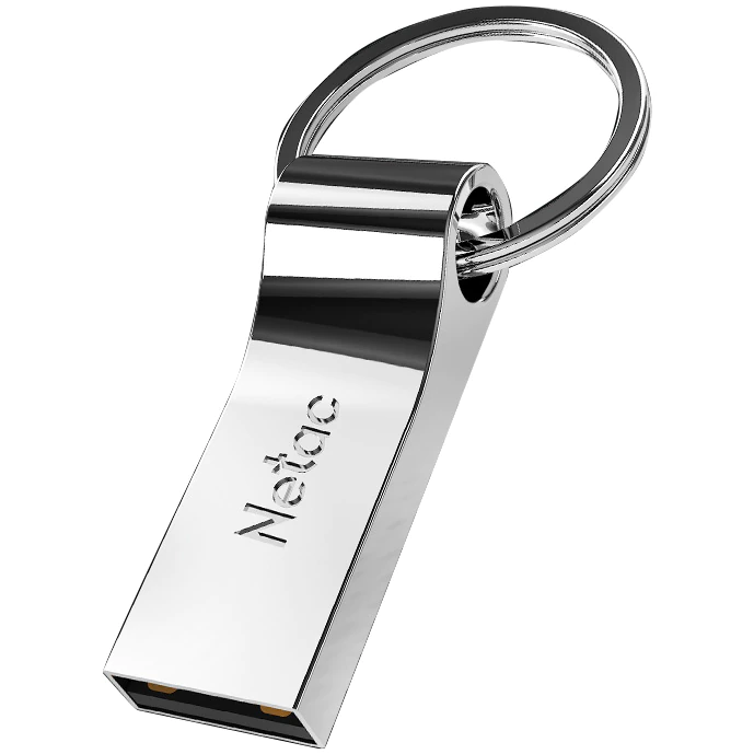 Memorie USB Netac, U275,64GB, Zinc, USB2.0, Argintiu