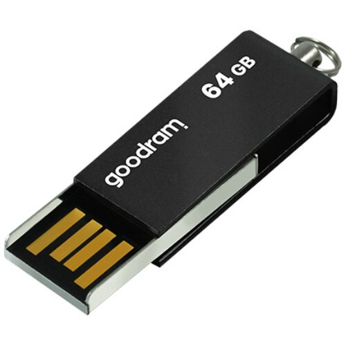 Memorie USB Goodram UCU2, 64GB,negru, USB 2.0, Negru 2.0 imagine noua tecomm.ro