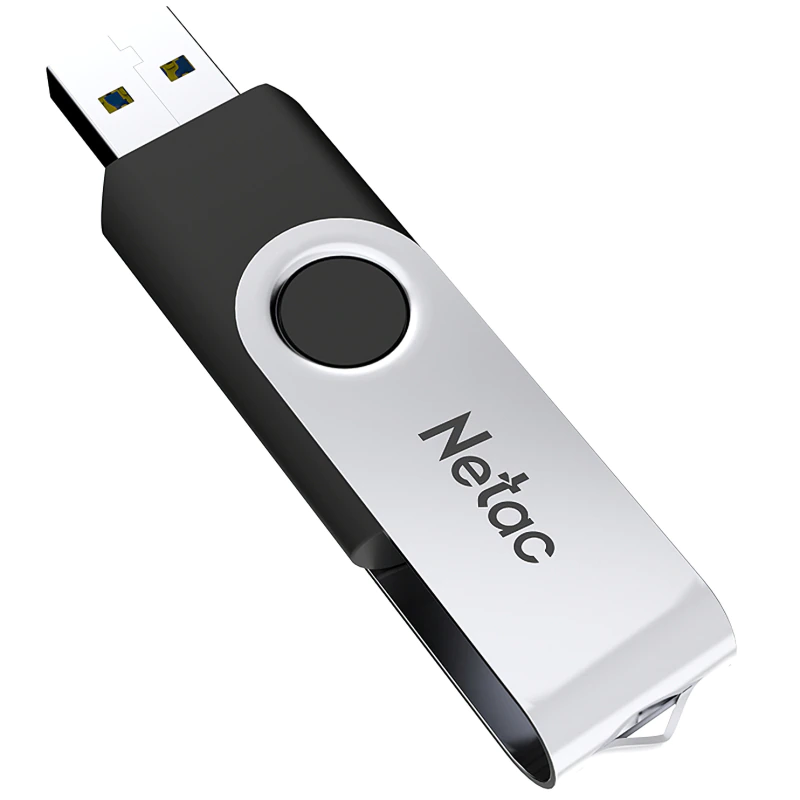 Memorie USB Netac, U505, 32GB, USB2.0, Negru-Argintiu