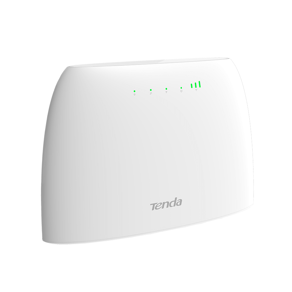 Router Wireless Tenda 4G03, 300MBPS 4G LTE, Frecventa 2.4 GHz, Control parental, Alb (LTE) imagine noua 2022