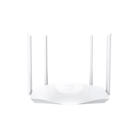 Router Wireless Tenda RX3, Wi-Fi 6 Gigabit dual-band AX1800, Frecventa 2.4 – 5 GHz, Procesor Quad-Core 1.5 GHz, Alb