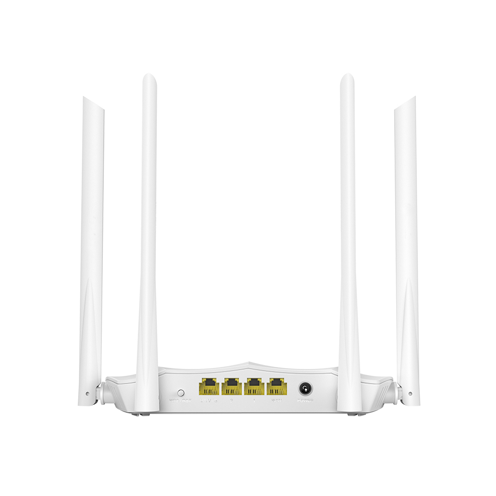Router Tenda AC5, Dual Band, AC1200, Frecventa 2.4 – 5 GHz, 4 Antene, Rata de transfer WI-FI 300 + 867 Mbps, Alb