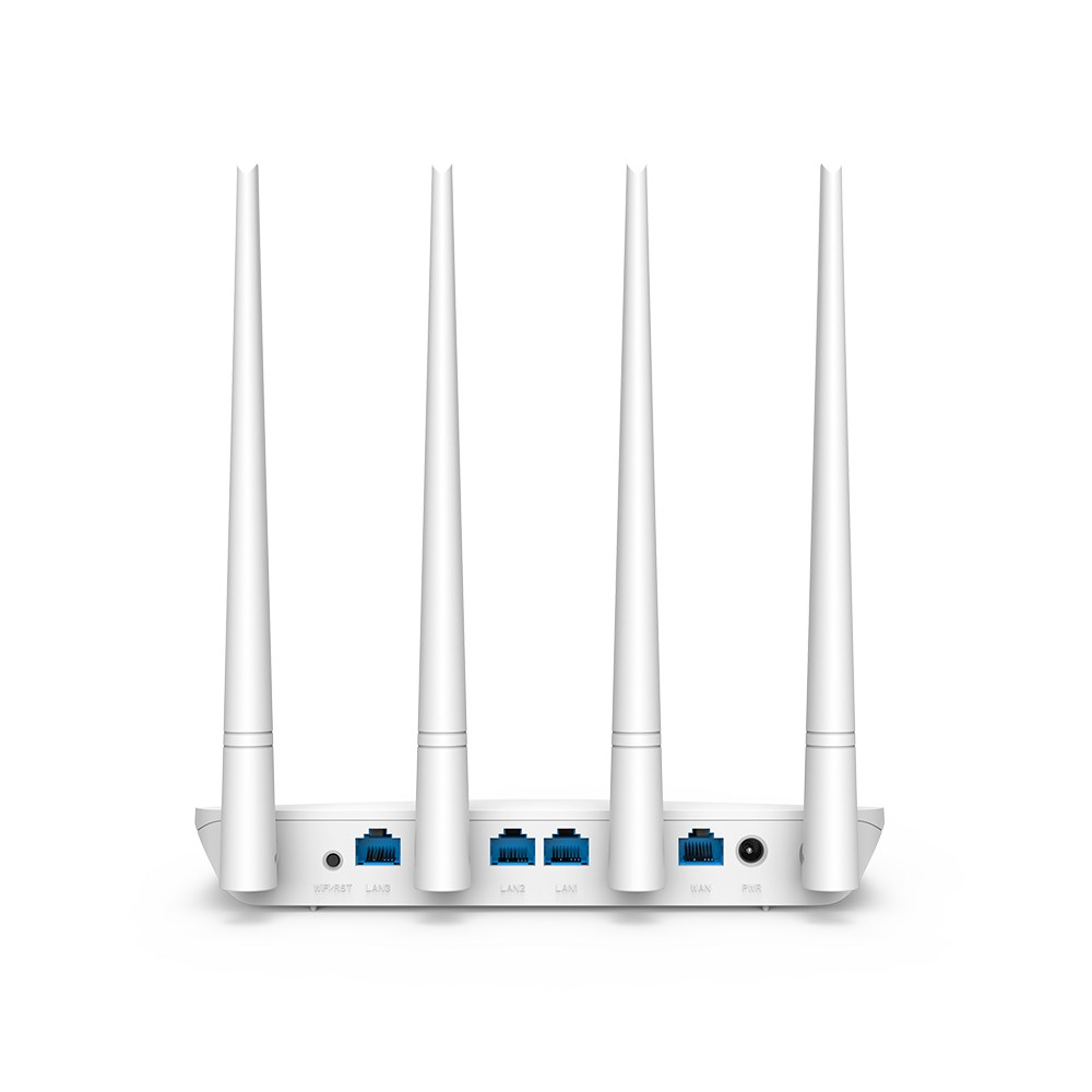 Router Wireless Tenda F6, N300, 4 Antene, Frecventa 2.4 GHz, 300Mbps, Alb