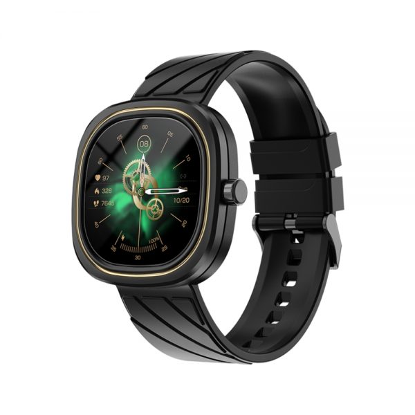 Ceas Smartwatch XK Fitness DG ARES cu Moduri sportive, Functii sanatate, Calorii, Distanta, Notificari, Negru