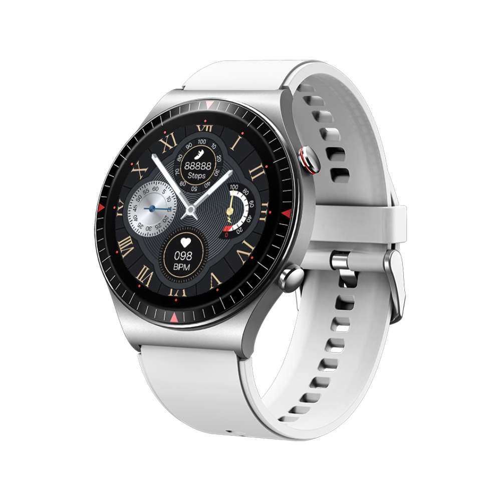 Ceas Smartwatch XK Fitness T7 cu Functii monitorizare sanatate, Moduri sportive, Notificari, Alarma, Cronometru, Gri Adulti imagine Black Friday 2021