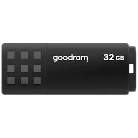 Memorie USB Goodram UME3, 32GB, USB 3.0, Negru 3.0 imagine noua idaho.ro