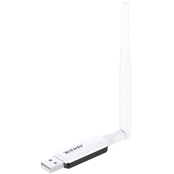 Adaptor USB Wireless TENDA U1, 300 Mbps, Antena 3.5dBi, Alb 3.5dBi imagine noua idaho.ro