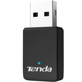 Adaptor Wireless Tenda U9, Dual Band, AC650, LED, Negru