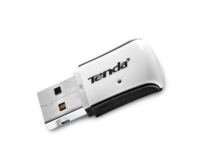 Adaptor Wireless Tenda W311M, N150, Frecventa 2.4 GHz , USB 2.0, Alb-Negru - 2 | YEO