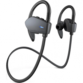 Casti Energy Sistem Sport 1 Bluetooth Graphite, Fara fir, Microfon incorporat, Timp operare 8h, Negru