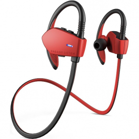Casti Energy Sistem Sport 1 Bluetooth Red, Fara fir, Microfon incorporat, Timp operare 8h, Rosu