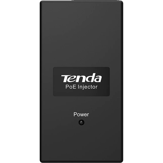 Injector Poe Tenda PoE15f, 10/100Mbps, Conector 2 x RJ45, Negru 10/100Mbps
