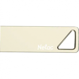 Memorie USB Netac U326, 32GB, Zinc, USB 2.0, Auriu