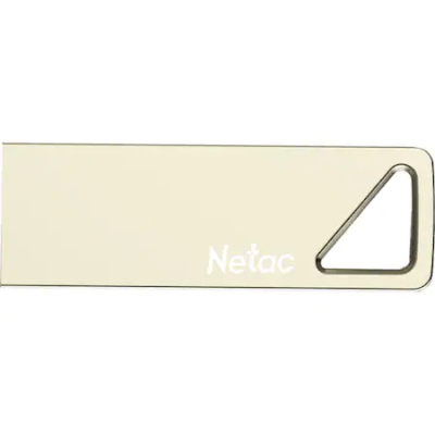 Memorie USB Netac U326, 32GB, Zinc, USB 2.0, Auriu