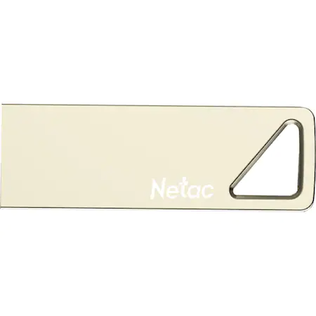 Memorie USB Netac U326, 64GB, Zinc, USB 2.0, Auriu 2.0 imagine noua tecomm.ro