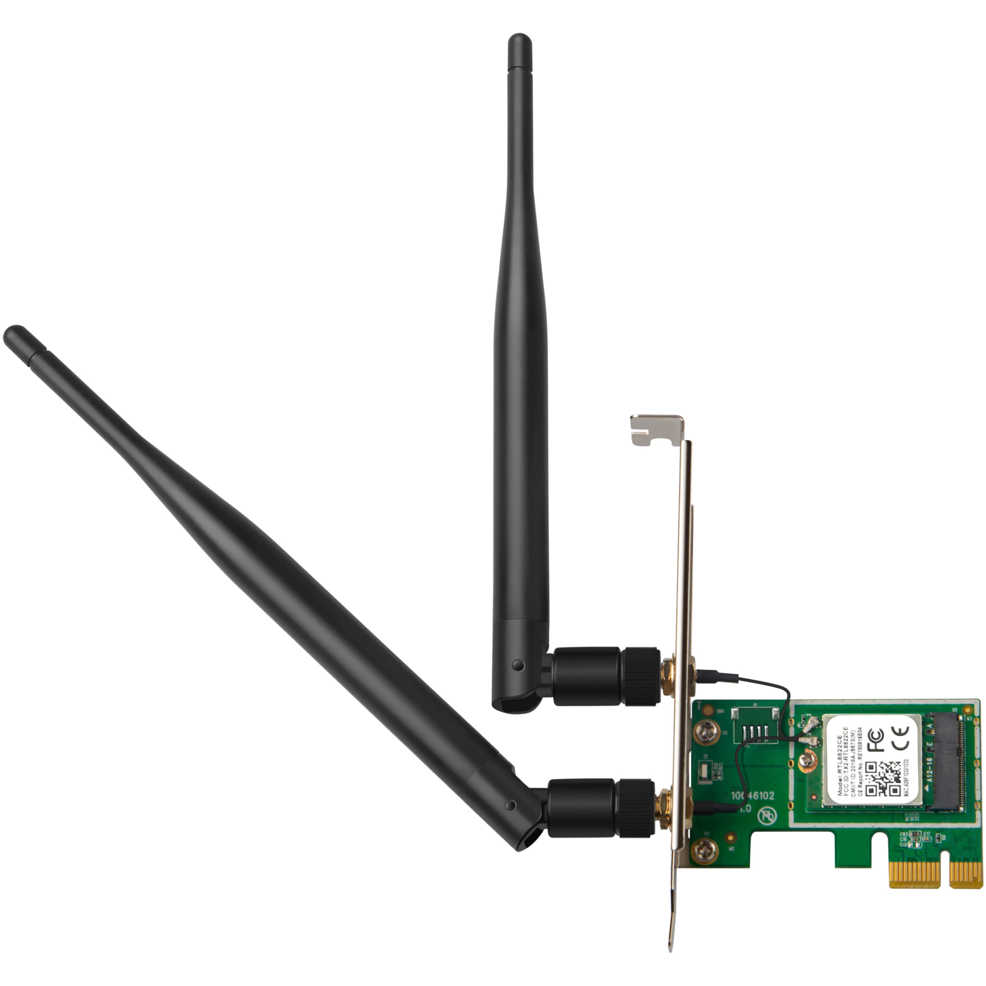 Placa de retea Wireless Tenda E12 PCI-Express AC1200, Frecventa 5GHz, Antena: 2 x 2.5dBi, Negru 2.5dBi imagine noua 2022