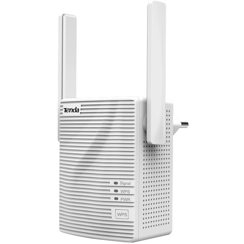 Range extender Wireless Tenda A15, AC750, Dual Band, Porturi 1 x RJ45, Antena 2 x 2dBi, Alb (Alb) imagine noua tecomm.ro