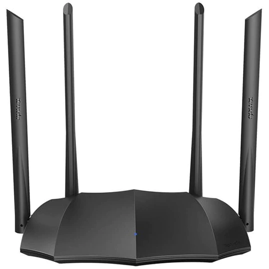 Router Wireless Tenda Ac8, Ac1200mbps, Antena x4, Frecventa: 2.4 – 5 GHz, Indicator LED, Negru 2.4 imagine noua