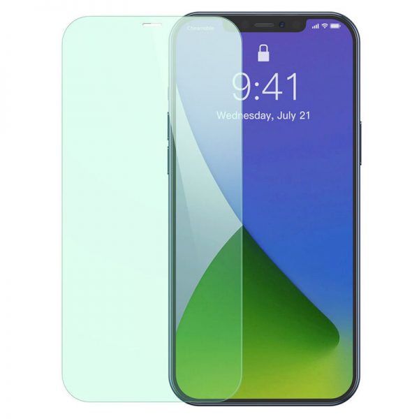 Set 2 folii de sticla pentru iPhone 12 Mini, Baseus Tempered Glass