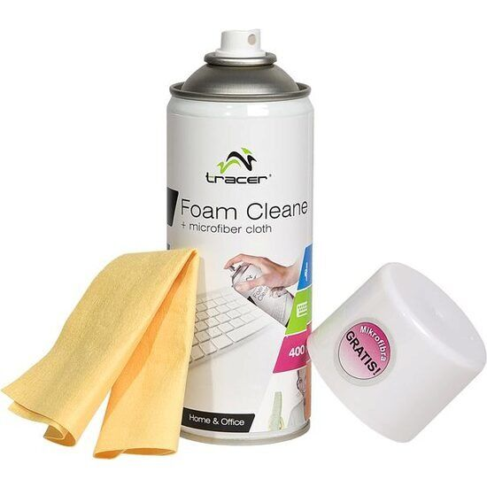 Spuma de curatat Tracer Plastic 400 ml + Microfibre TRASRO42105 400 imagine noua tecomm.ro