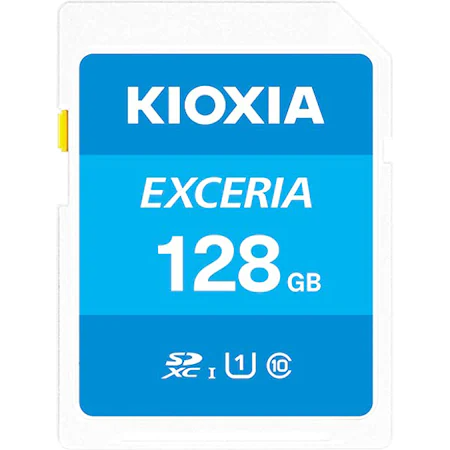 Card de memorie SD Kioxia Exceria, Compatibil UHS Speed Class 1, 128GB, LNEX1L128GG4