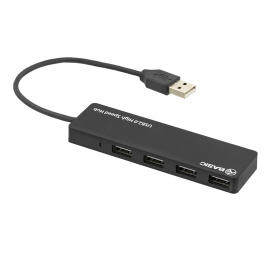 Hub USB 2.0 Tellur Basic, 4 Porturi, Negru