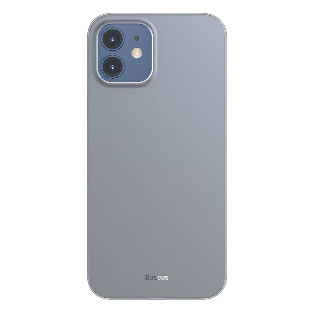 Husa pentru apple iphone 12 / 12 pro, baseus wing case, transparent, 6.1 inch