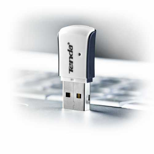 Adaptor Wireless Tenda W311M, N150, Frecventa 2.4 GHz , USB 2.0, Alb-Negru - 1 | YEO
