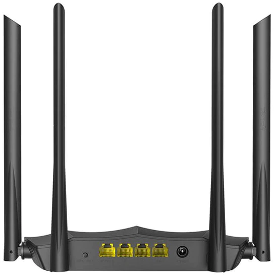 Router Wireless Tenda Ac8, Ac1200mbps, Antena x4, Frecventa: 2.4 – 5 GHz, Indicator LED, Negru 2.4 imagine noua idaho.ro