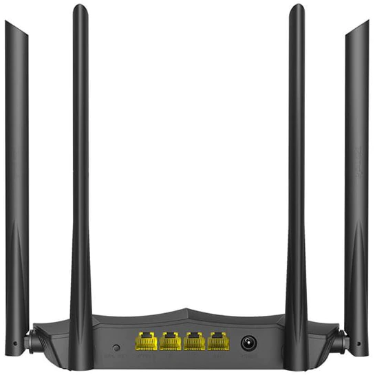 Router Wireless Tenda Ac8, Ac1200mbps, Antena x4, Frecventa: 2.4 – 5 GHz, Indicator LED, Negru