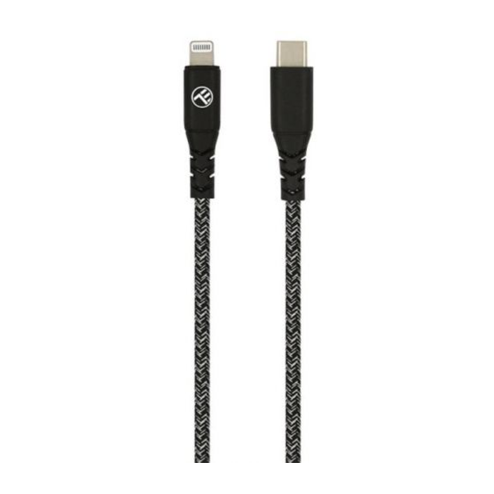 Cablu Tellur Green USB to Type-C, 3A, 1m, Nailon, Plastic reciclat, Negru