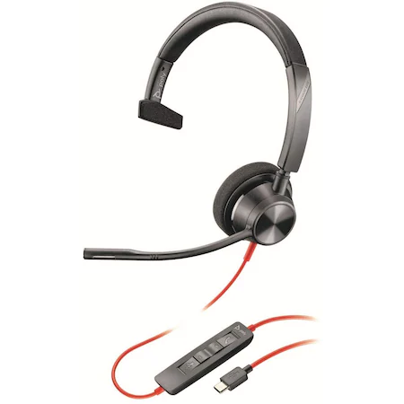 Casti Call Center Plantronics Blackwire 3310, USB-C, Monoaural, Microfon, Negru 3310