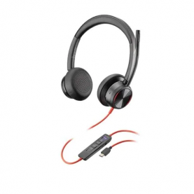 Casti Call Center Plantronics Blackwire 8225, BW8225-M, USB-C, WW (214409-01), Negru