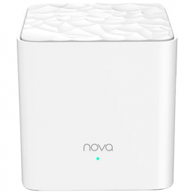 Router Wireless Mesh Tenda Nova MW3 1Pack AC1200, Dual-Band, 2 x Fast Ethernet, Frecventa 2.4 – 5 GHz, Alb