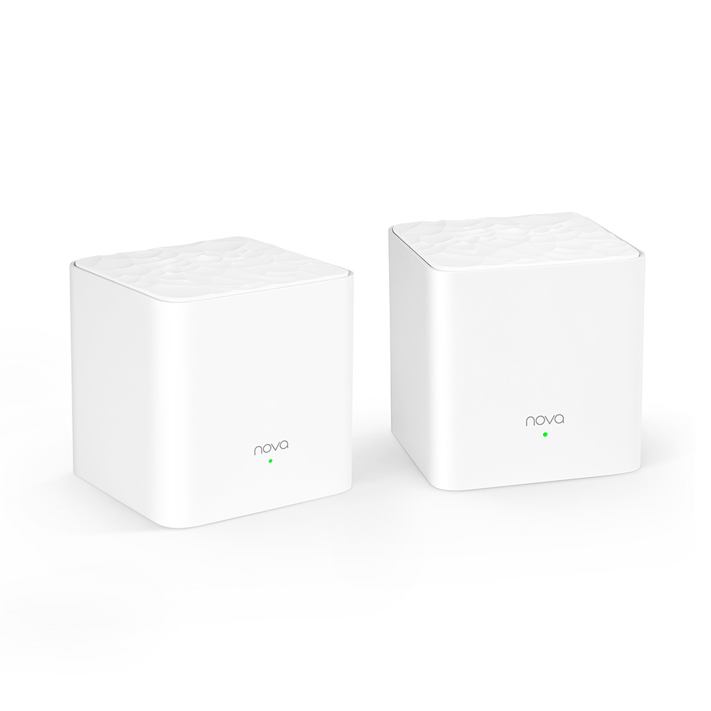Router Wireless Mesh Tenda Nova MW3, 2Pack AC1200, Dual-Band, 2 x Fast Ethernet / Mesh, Frecventa 2.4 – 5 GHz, Alb 2.4 imagine noua