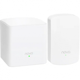 Router Wireless Mesh Tenda Nova MW5, 2Pack AC1200, Mesh5: 2 x Gigabit, Mesh5s: 1 x Fast Ethernet, Alb