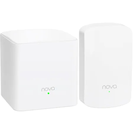 Router Wireless Mesh Tenda Nova MW5, 2Pack AC1200, Mesh5: 2 x Gigabit, Mesh5s: 1 x Fast Ethernet, Alb 2Pack imagine noua idaho.ro