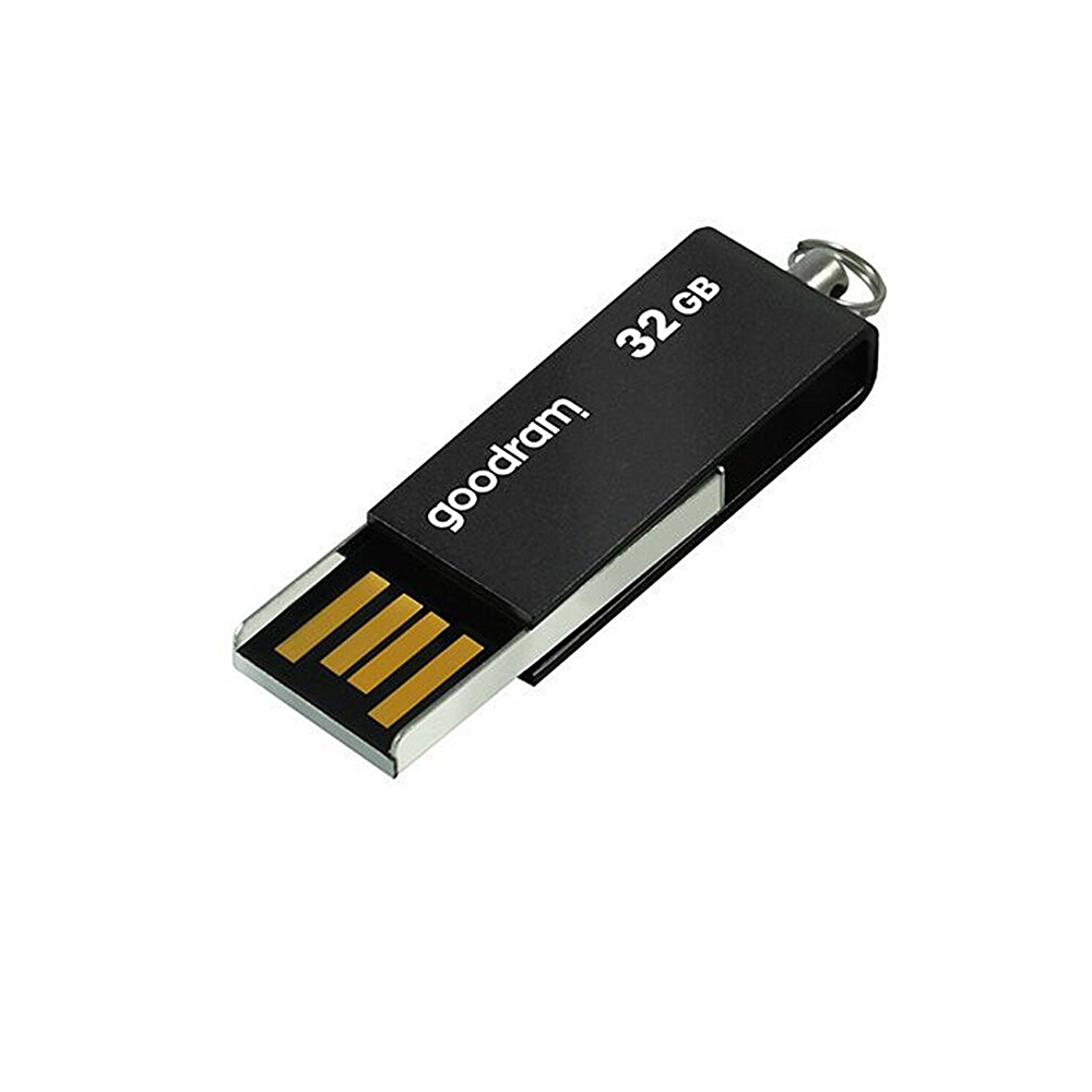 Memorie USB Goodram UCU2, 32GB, USB 2.0, 20 MB/sec, Negru 2.0 imagine noua idaho.ro