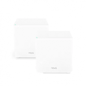 Router Wireless Mesh Tenda Nova MW12 2Pack AC2100, Tri-Band, Frecventa 2.4 – 5 GHz, Alb