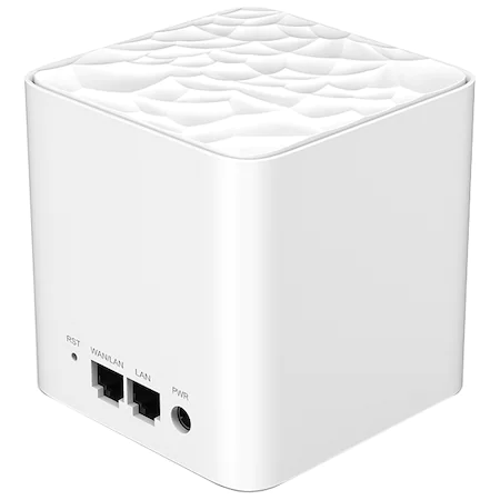 Router Wireless Mesh Tenda Nova MW3 1Pack AC1200, Dual-Band, 2 x Fast Ethernet, Frecventa 2.4 – 5 GHz, Alb