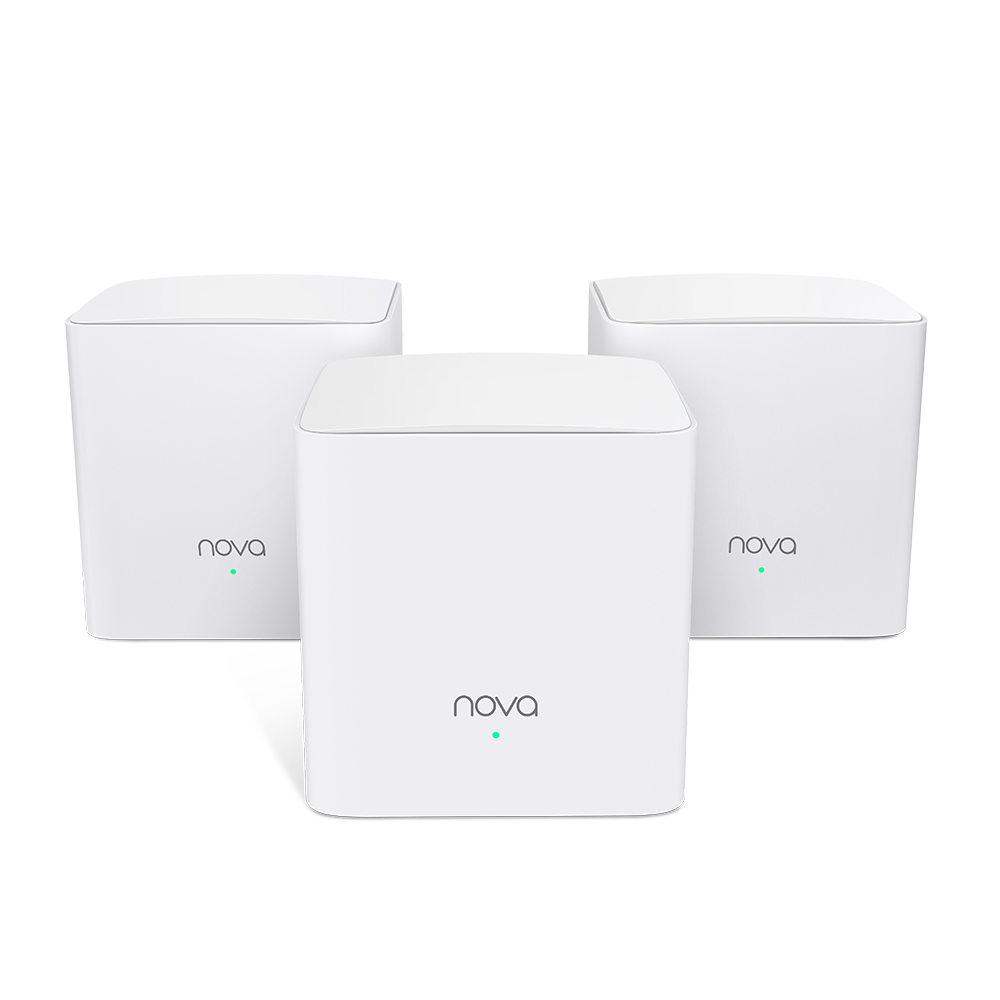 Router Wireless Mesh Tenda Nova MW5s, 3Pack AC1200, Dual-Band, Frecventa 2.4 – 5 GHz, Parental Control, Alb