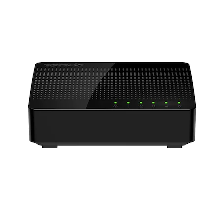 Switch Tenda SG105, 5 Porturi, 10/100/1000Mbps, Capacitate de comutate de 10 Gbps, Negru image1