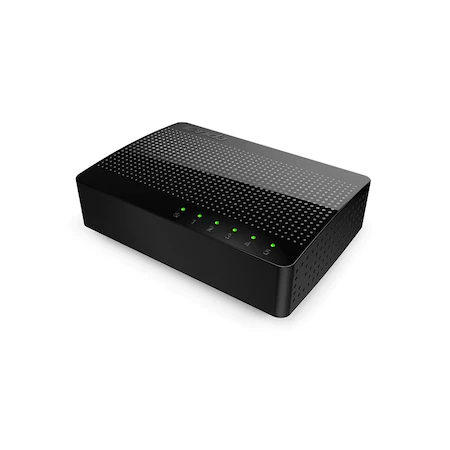 Switch Tenda SG105, 5 Porturi, 10/100/1000Mbps, Capacitate de comutate de 10 Gbps, Negru