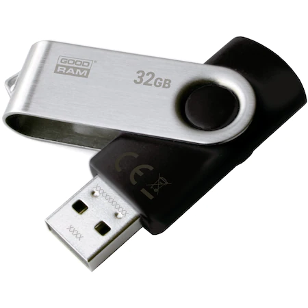 Memorie USB Goodram UTS3, 32GB, USB 3.0, Negru 3.0 imagine noua idaho.ro