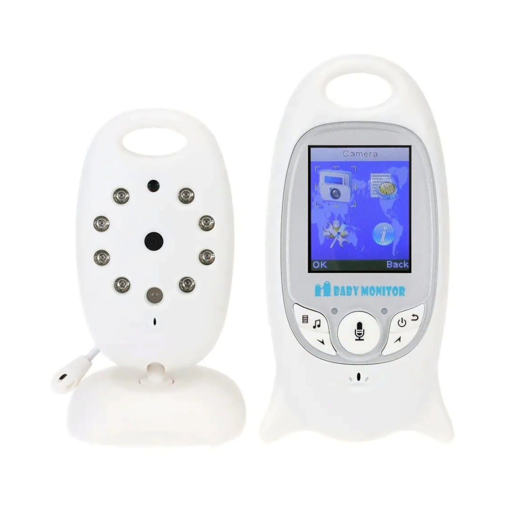 Baby Monitor Wireless VB601, Monitorizare Audio – Video, Monitorizare temperatura, Comunicare bidirectionala, Cantece de leagan, Night Vision, Baterie incorporata Audio imagine noua idaho.ro