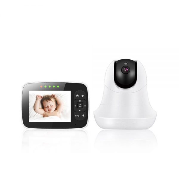 Video Baby Monitor, BS-SM935, Camera de supraveghere 3.5 inch, Wireless, Vedere nocturna, Monitorizare temperatura