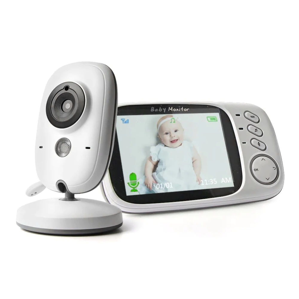 Baby monitor wireless vb603, monitorizare audio – video, monitorizare temperatura, comunicare bidirectionala, cantece de leagan, night vision, baterie incorporata