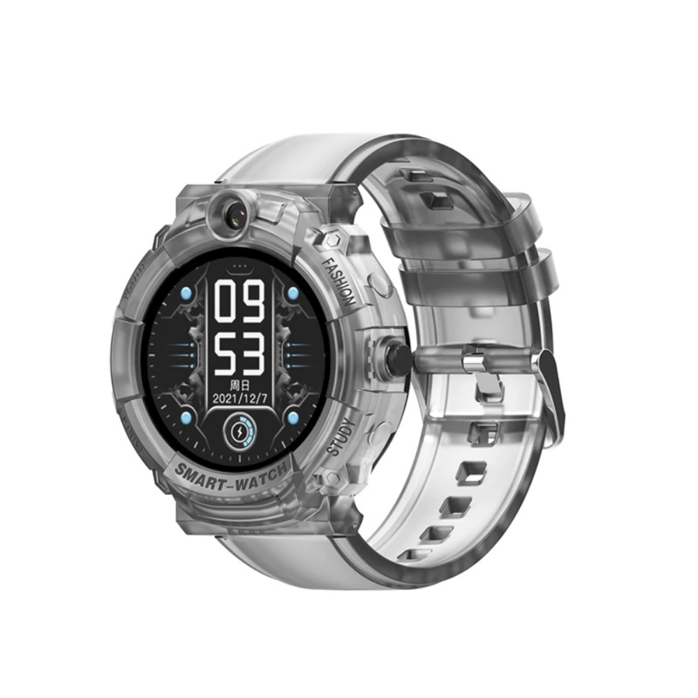 Ceas Smartwatch Pentru Copii Wonlex KT27, Functie apelare, Contacte, Notificari, Pedometru, Alarma, Istoric, Gri