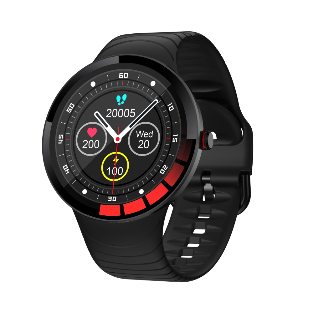 Ceas Smartwatch XK Fitness E3 cu Moduri sportive, Functii sanatate, Pedometru, Calorii, Distanta, Negru Adulti imagine Black Friday 2021